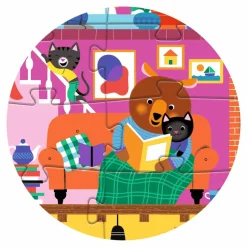 Djeco Puzzle gigant DOMEK MAŁYCH PRZYJACIÓŁ