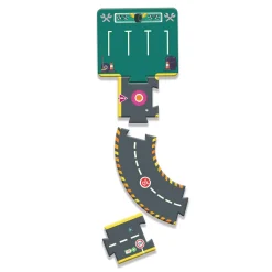 Djeco Puzzle kartonowe drogi ulice CRAZY MOTORS