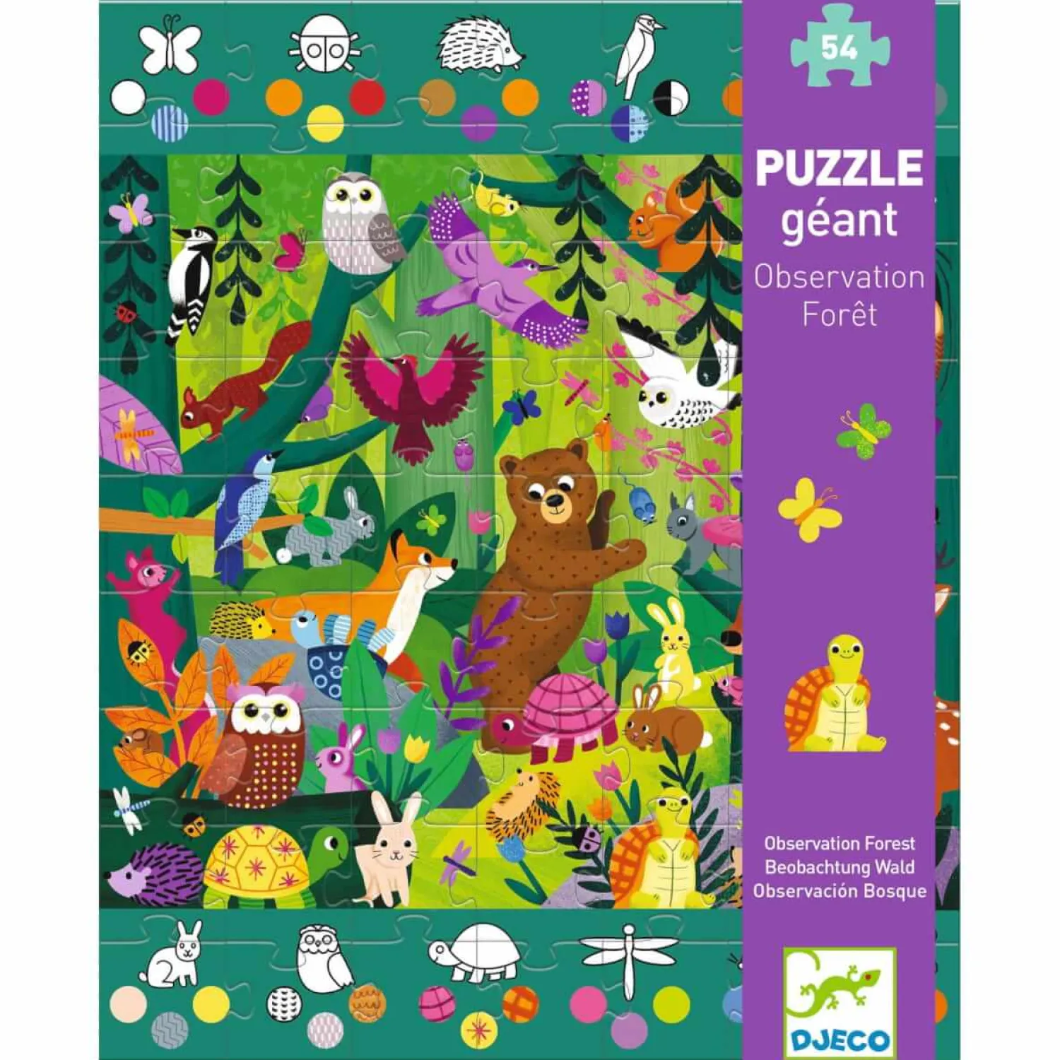 Djeco Puzzle kartonowe gigant LAS