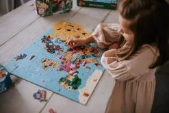 Mudpuppy Puzzle Mapa Europy z elementami w kształcie państw 5+