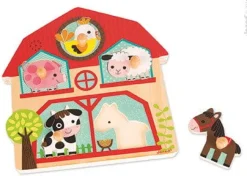 Janod Puzzle muzyczne Mieszkańcy farmy