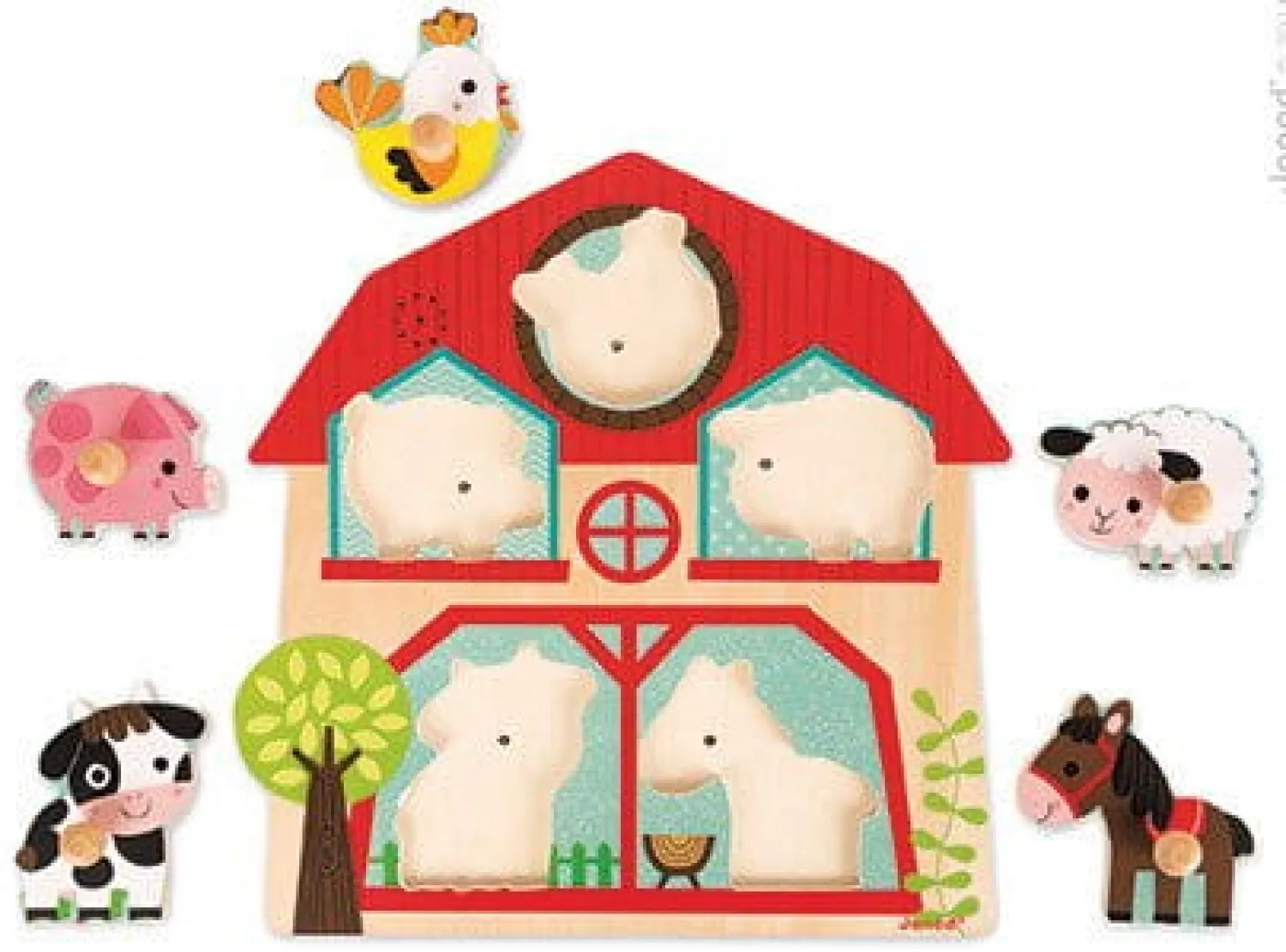 Janod Puzzle muzyczne Mieszkańcy farmy