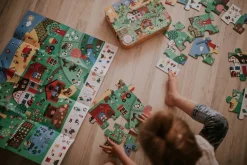 Janod Puzzle obserwacyjne w walizce Farma 24 elementy 3+