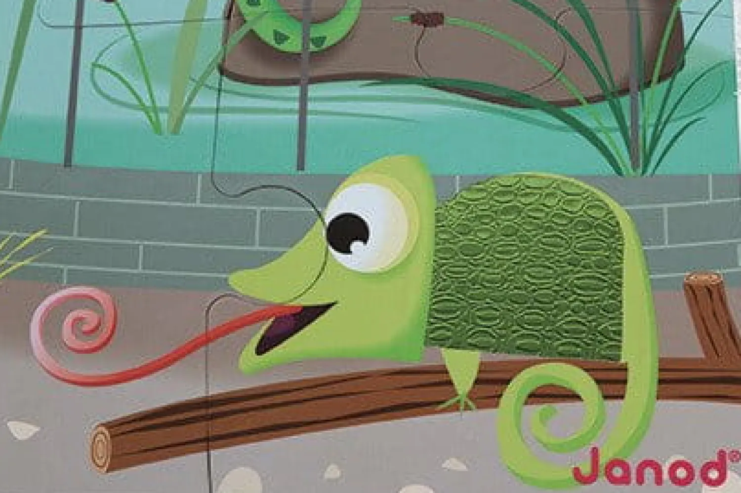 Janod Puzzle sensoryczne 20 elementów Wycieczka do zoo