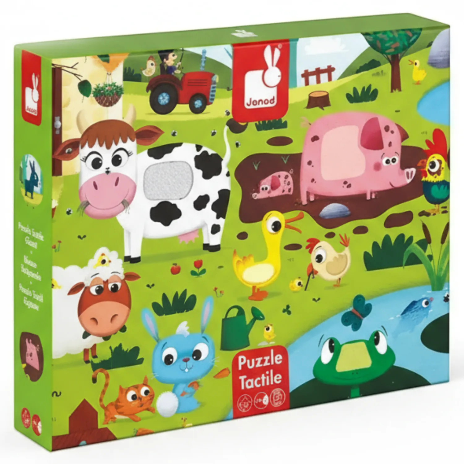 Janod Puzzle sensoryczne 20 elementów Farma