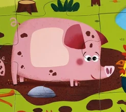 Janod Puzzle sensoryczne 20 elementów Farma