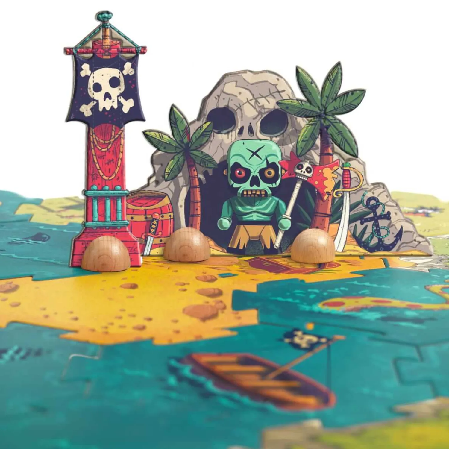 Djeco Puzzle tekturowe Arty Toys - BITWA