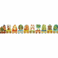 Djeco Puzzle trio LEŚNY POCIĄG 20 el.