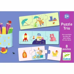 Djeco Puzzle trio - życie codzienne