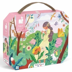 Janod Puzzle w walizce Matka natura 200 elementów