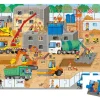 Janod Puzzle w walizce Plac budowy 36 elementów 4+