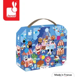Janod Puzzle w walizce Przyjęcie 36 elementów 4+