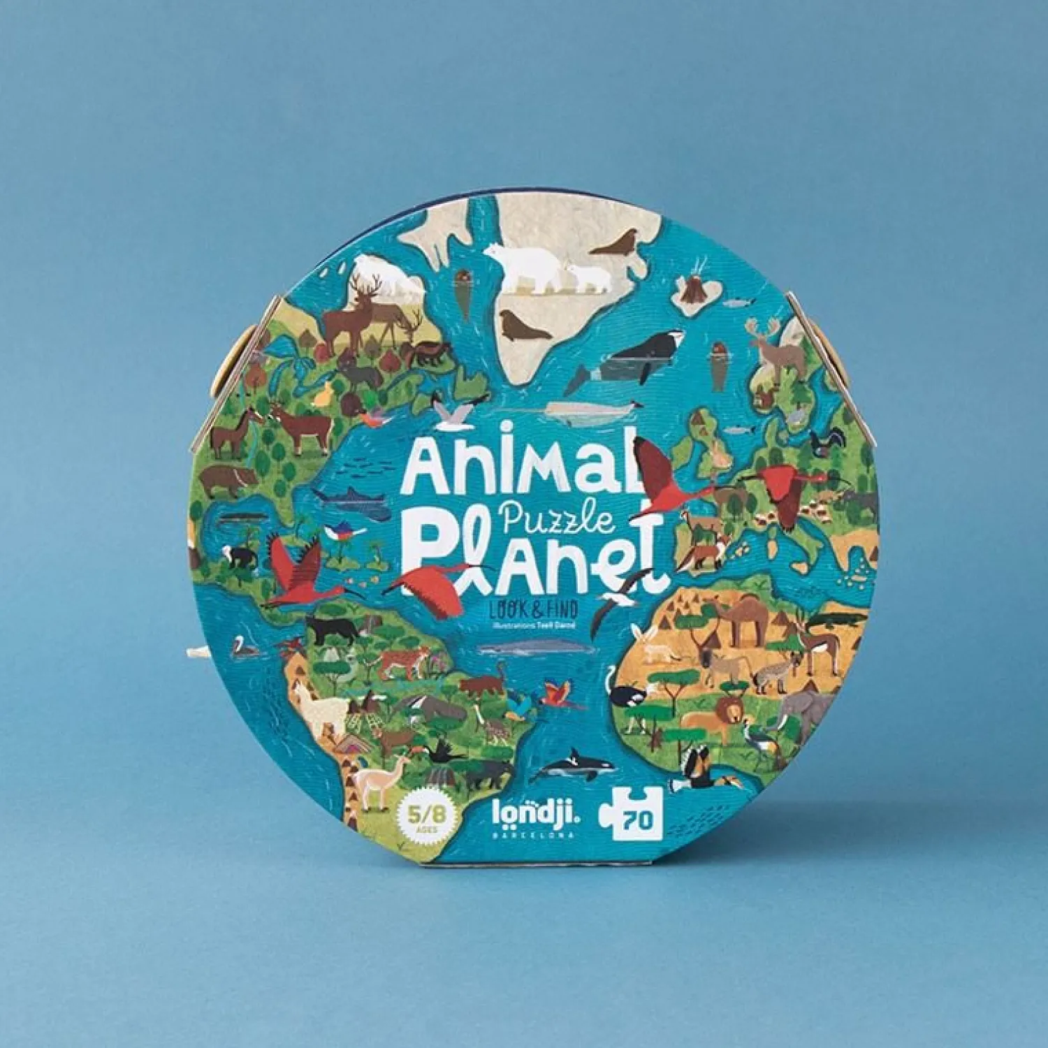 Londji Puzzle z grą obserwacyjną Animal Planet