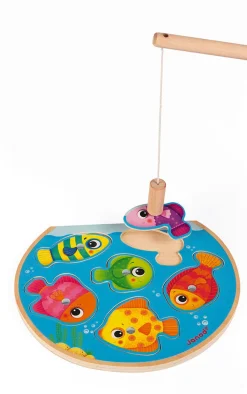 Janod Puzzle z magnesami Szybkie rybki z wędką