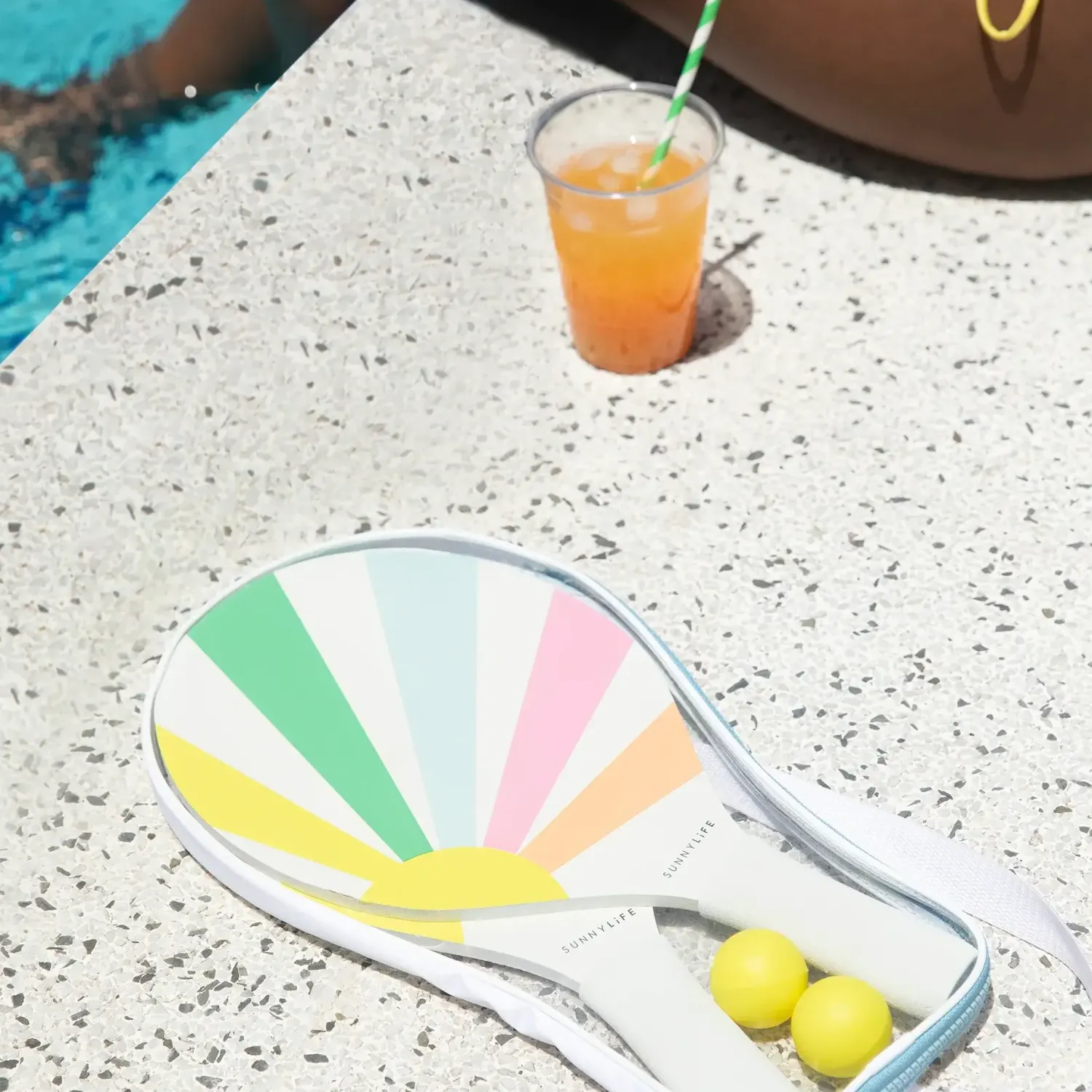 Sunny Life Rakietki plażowe - Pool Side Pastel Gelato