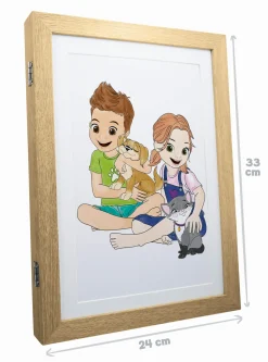 Dzieci Buki Ramka na 50 rysunków