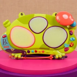 B.Toys Ribbit-tat-tat – perkusja-żaba
