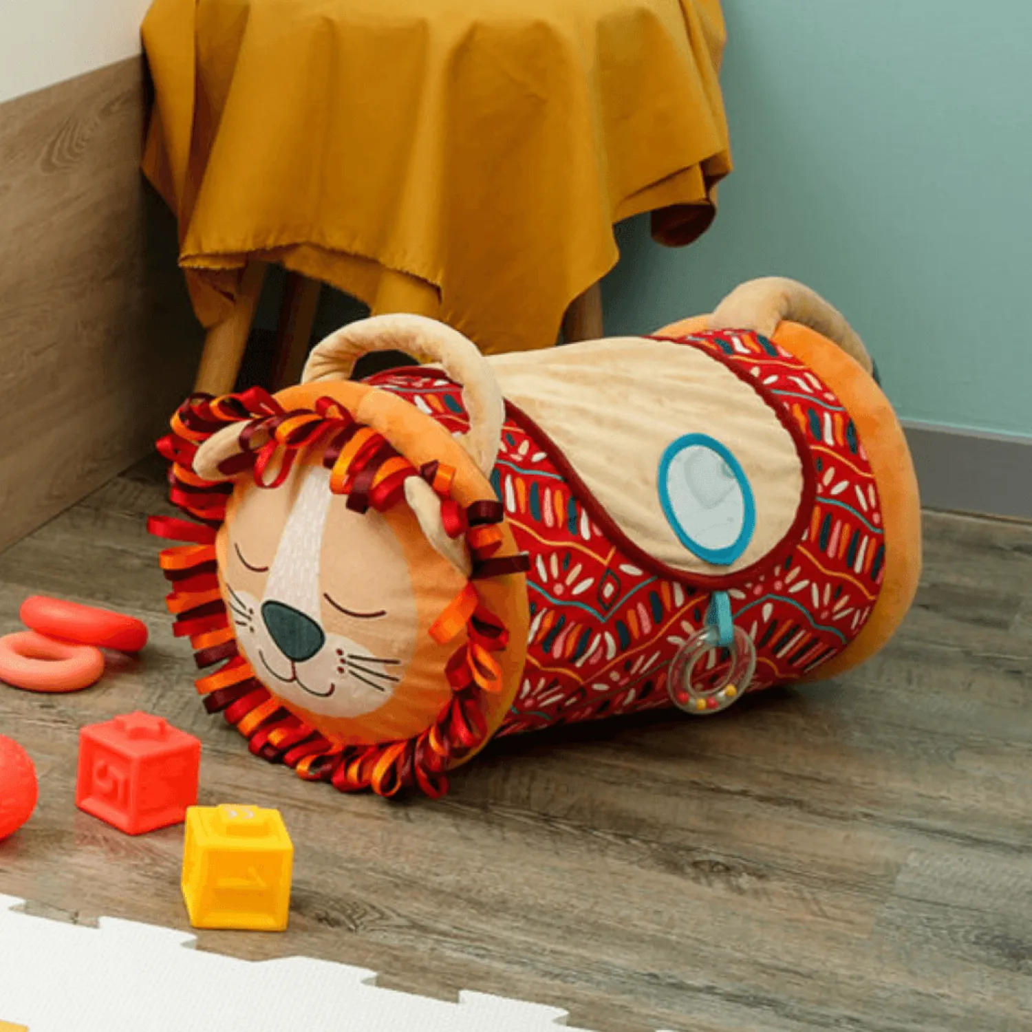 LUDI Roller sensoryczny z pokrowcem – lew