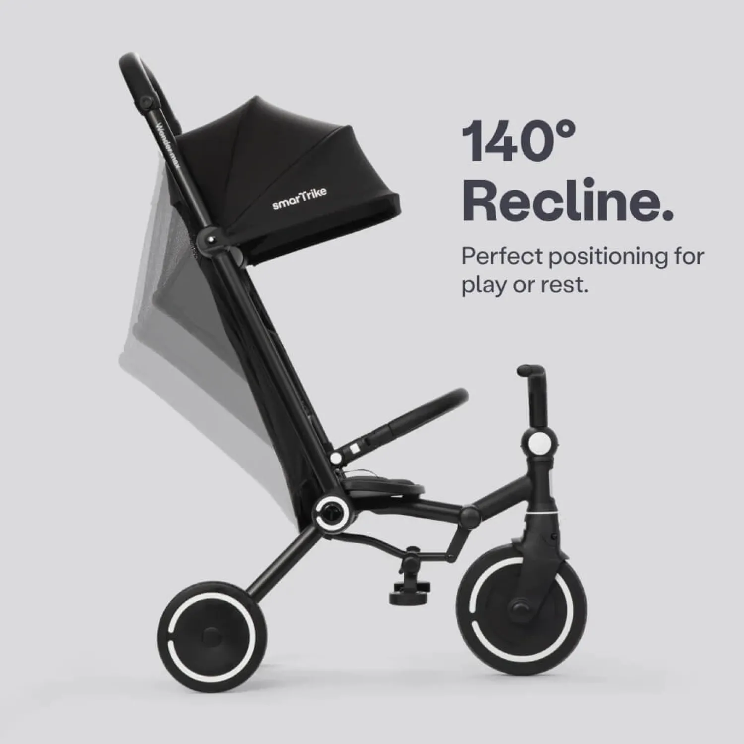 smarTrike Rowerek z funkcją wózka Wonder MAX - czarny