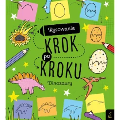 Wydawnictwo Wilga Rysowanie krok po kroku. Dinozaury