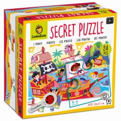 Ludattica SECRET PUZZLE - puzzle z tajemnicą - STATEK PIRACKI