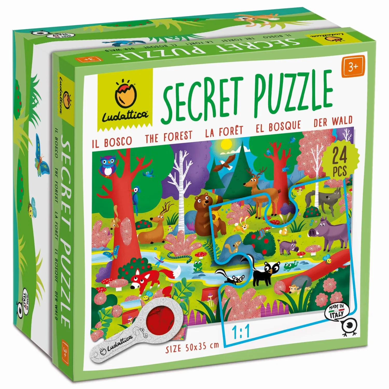 Ludattica SECRET PUZZLE - puzzle z tajemnicą - LAS