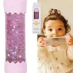 Jellystone Sensoryczna butelka dla niemowląt SOFT PINK