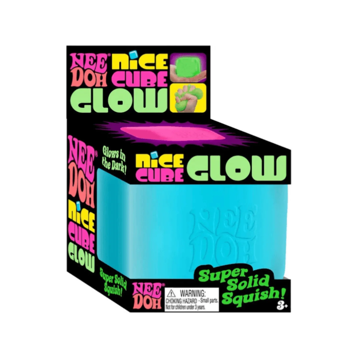 Schylling Sensoryczny gniotek Nice Cube Glow