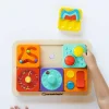 Fat Brain Toys Sensoryczny Kwadrat. PlayTab. Labirynt dla Kulek