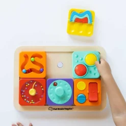 Fat Brain Toys Sensoryczny Kwadrat. PlayTab. Labirynt dla Kulek