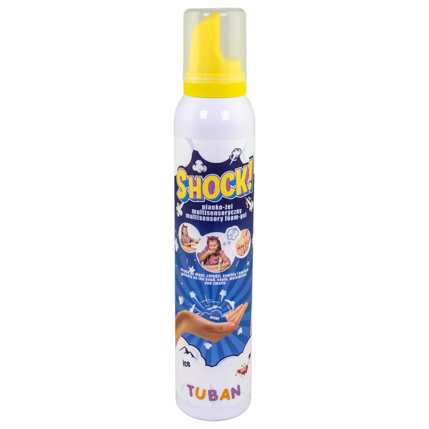 Tuban Shock! - multisensoryczny pianko-żel, ice, 200 ml