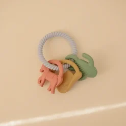 Mushie Silikonowy gryzak na kółku - Western
