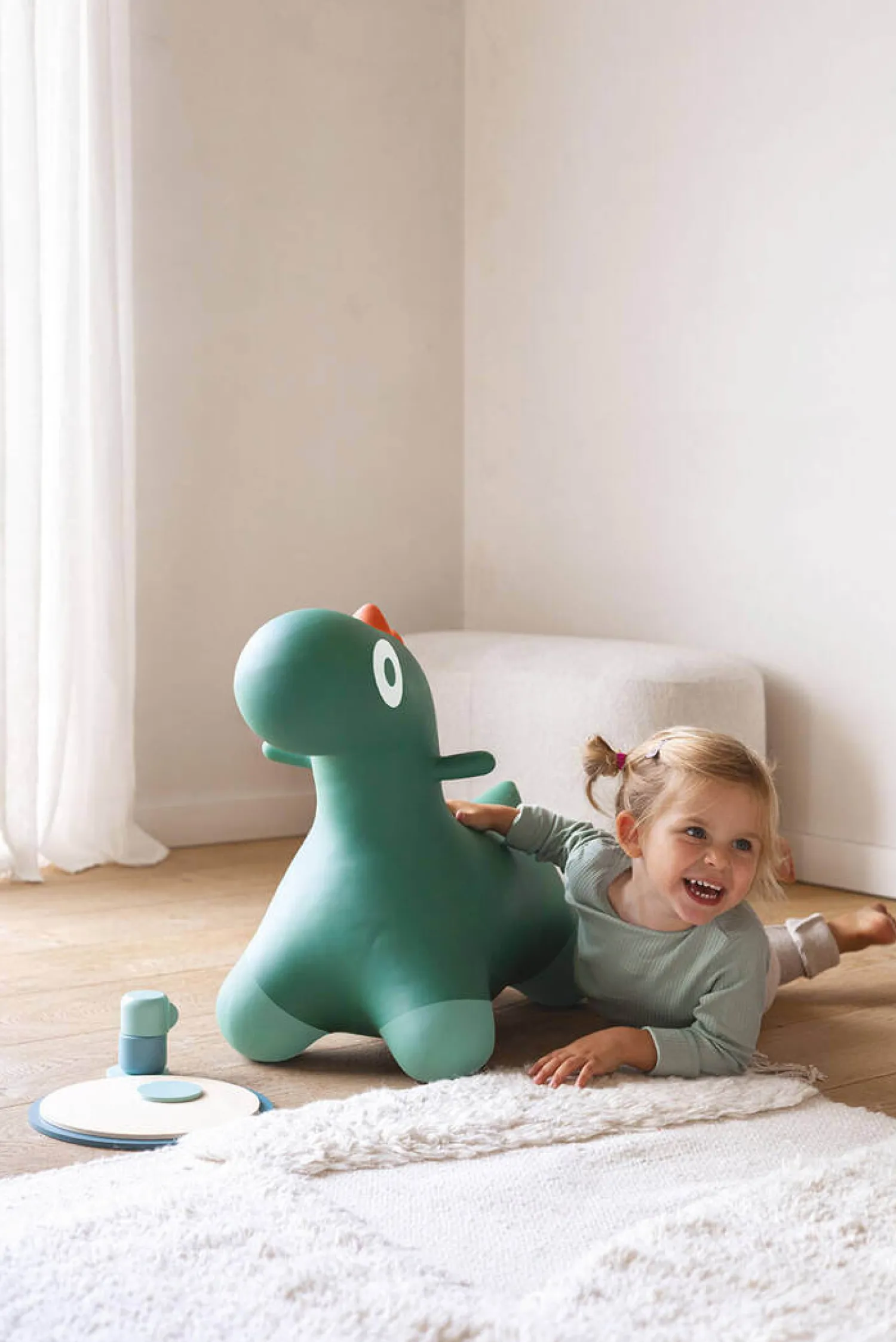 QUUT Skoczek Hoppi Dino - Garden green