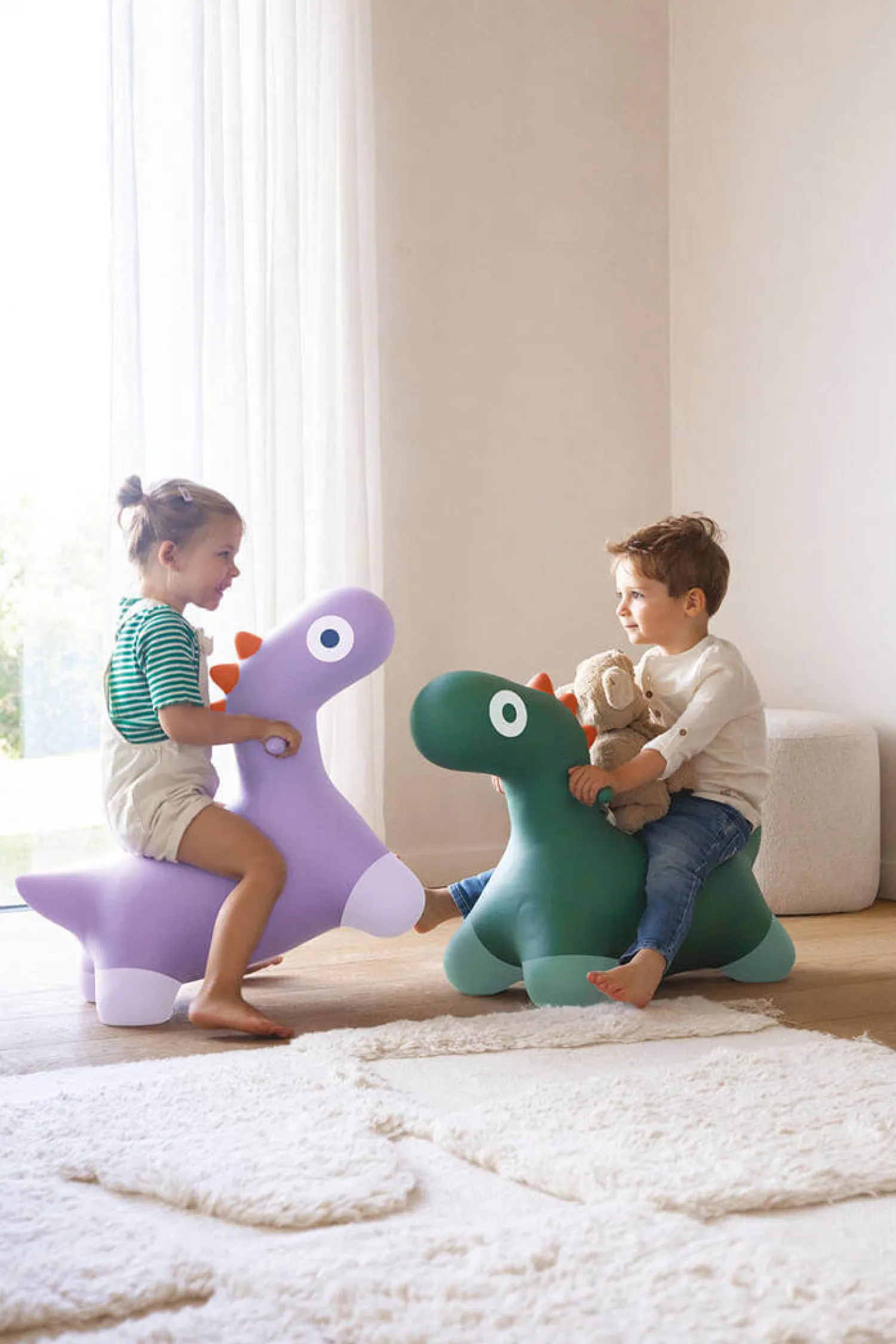 QUUT Skoczek Hoppi Dino - Garden green
