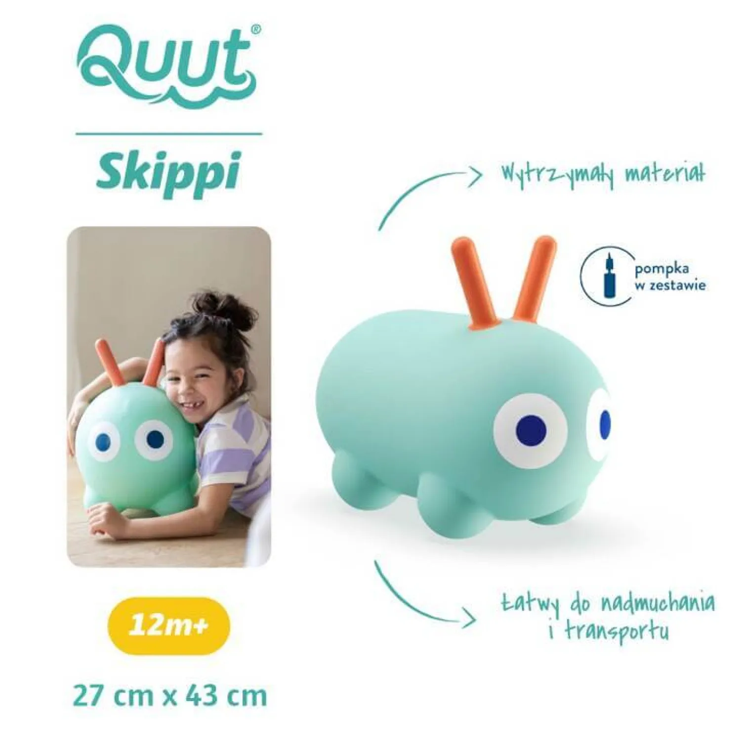 QUUT Skoczek Skippi - minty green