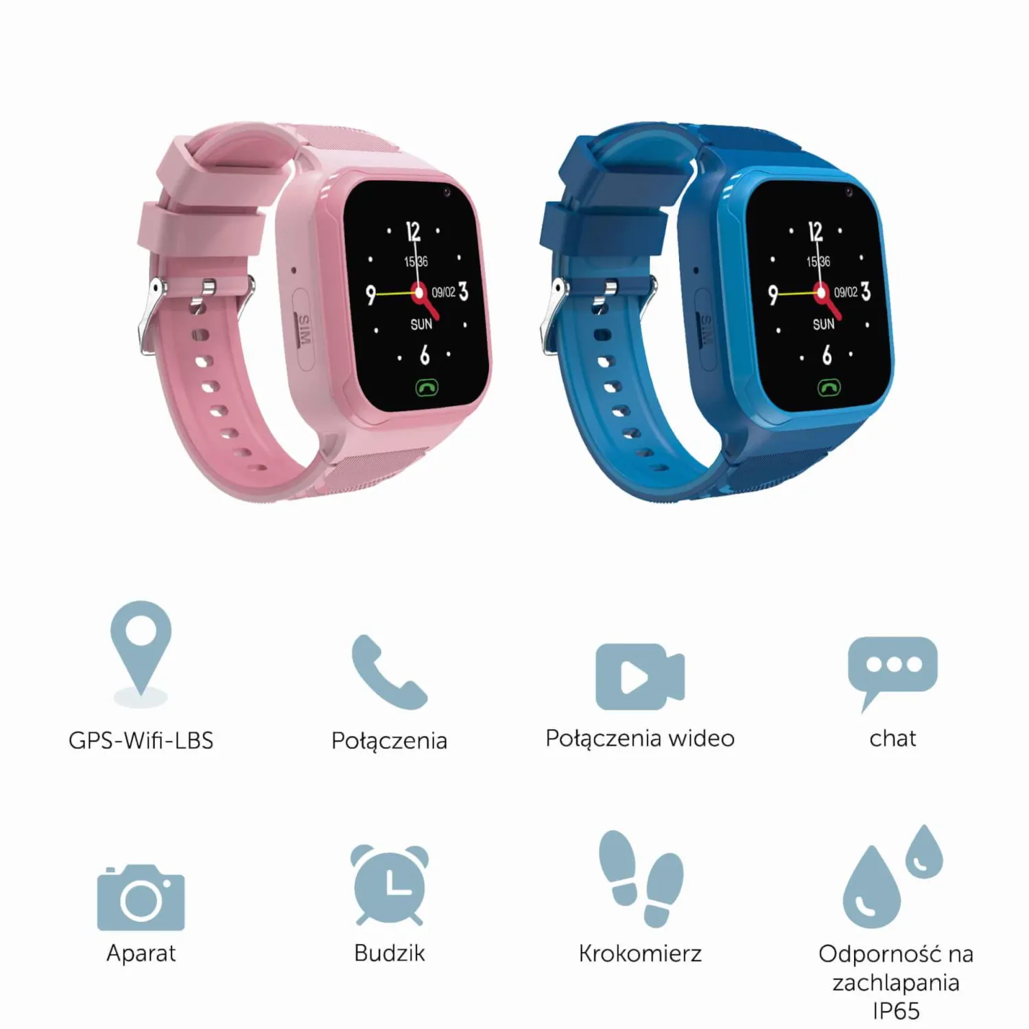 Zazu Smartwatch dla dzieci - Niebieski