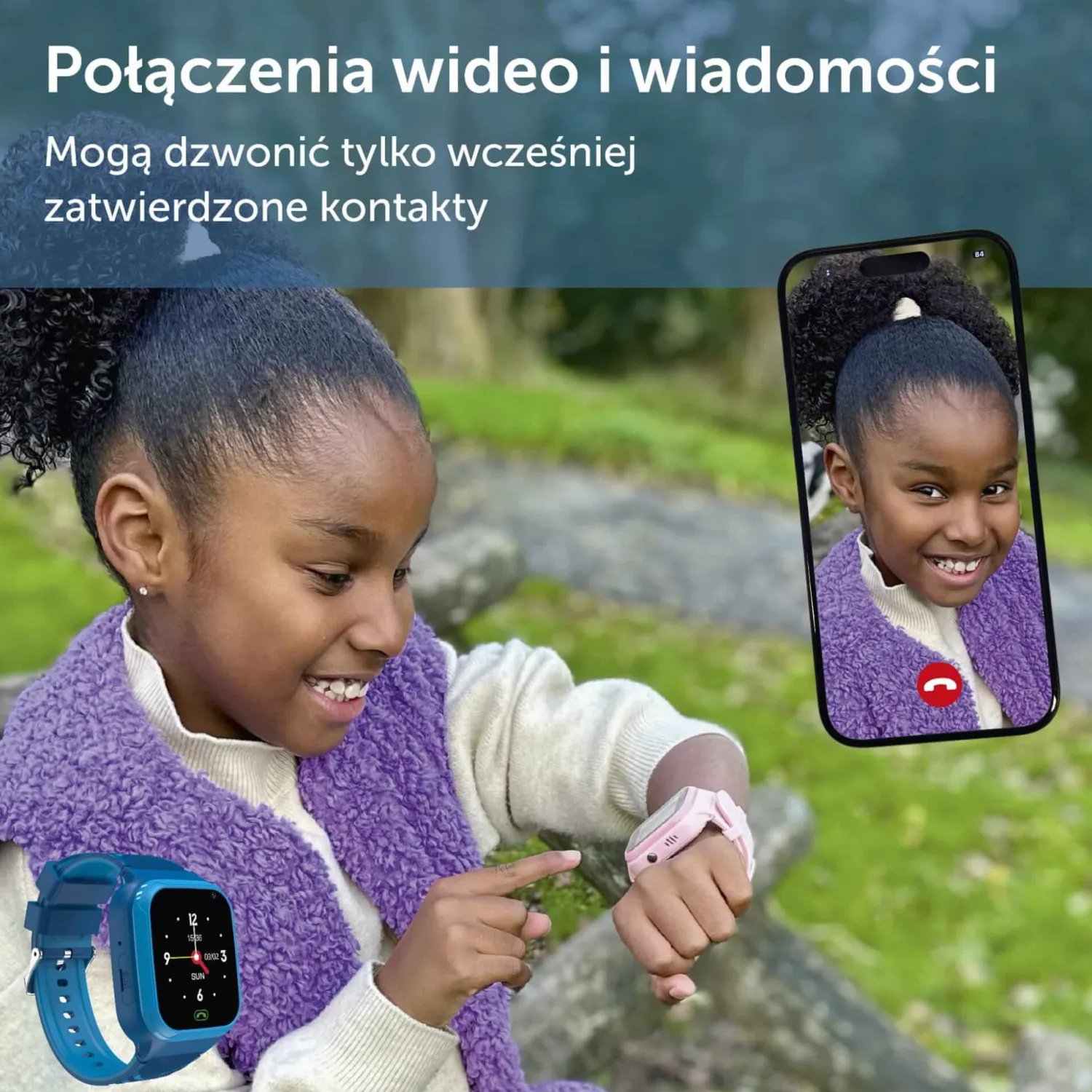 Zazu Smartwatch dla dzieci - Różowy