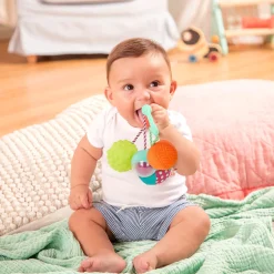 B.Toys Sounds So Squeezy – gryzak z piłeczkami sensorycznymi