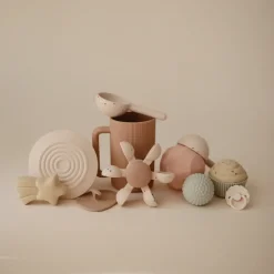 Mushie Spinner sensoryczny z przyssawką - Water Wheel