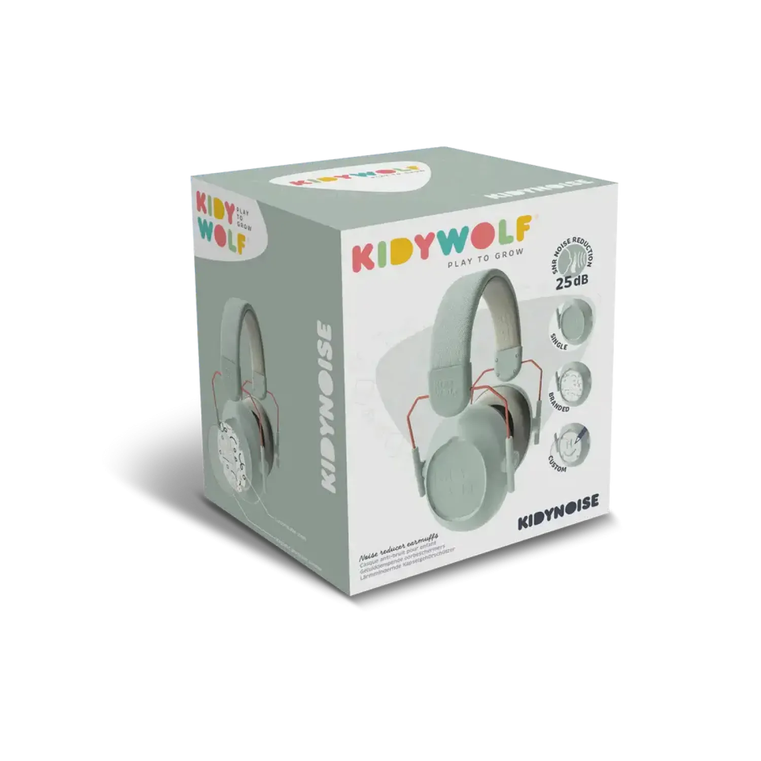 Kidywolf Słuchawki wygłuszające KIDYNOISE - zielone