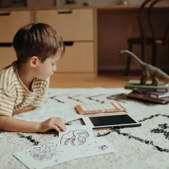 Kidywolf Tablet graficzny z szablonami do rysowania KIDYDRAW-MINI - dinozaury