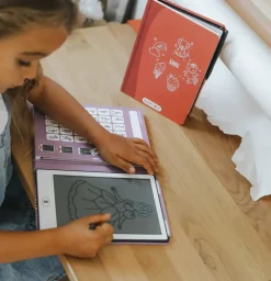 Kidywolf Tablet graficzny z szablonami do rysowania KIDYDRAW-MINI - princess