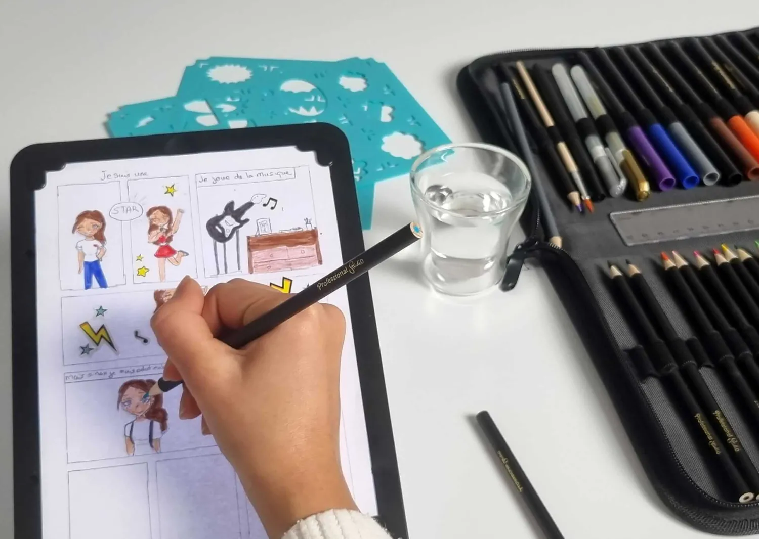 Buki Tablet 3 w 1 z podświetleniem