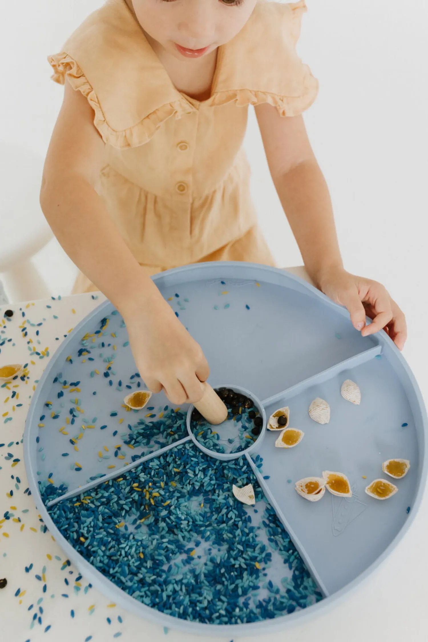 Jellystone Tacka sensoryczna Play Tray 2w1 - Soft Blue