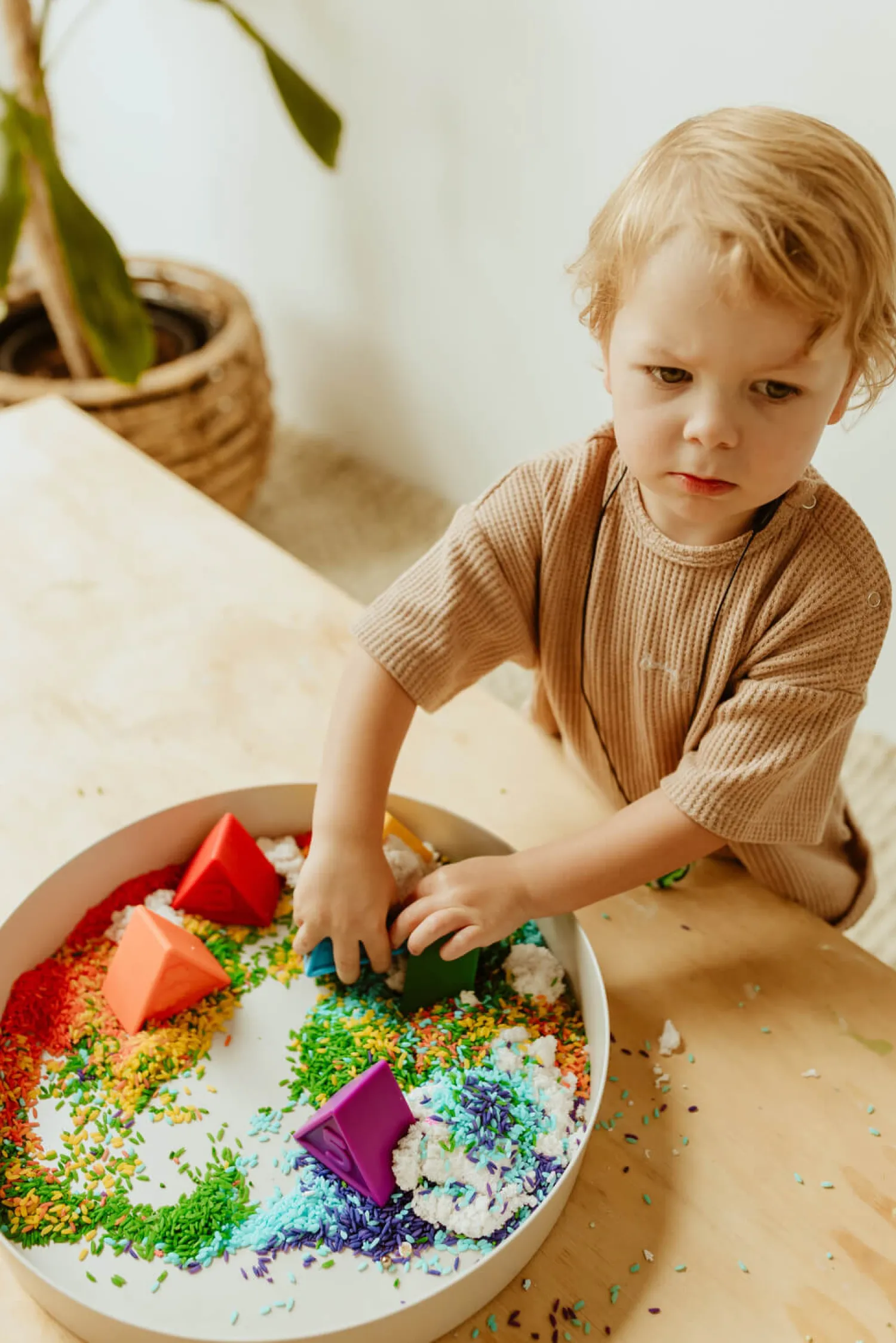 Jellystone Tacka sensoryczna Play Tray 2w1 - Sage