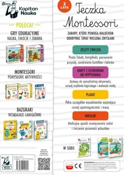Kapitan Nauka Teczka Montessori. 2 lata