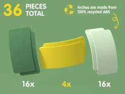 WayToPlay Tory do układania Arches - Creator Set, 36 el.