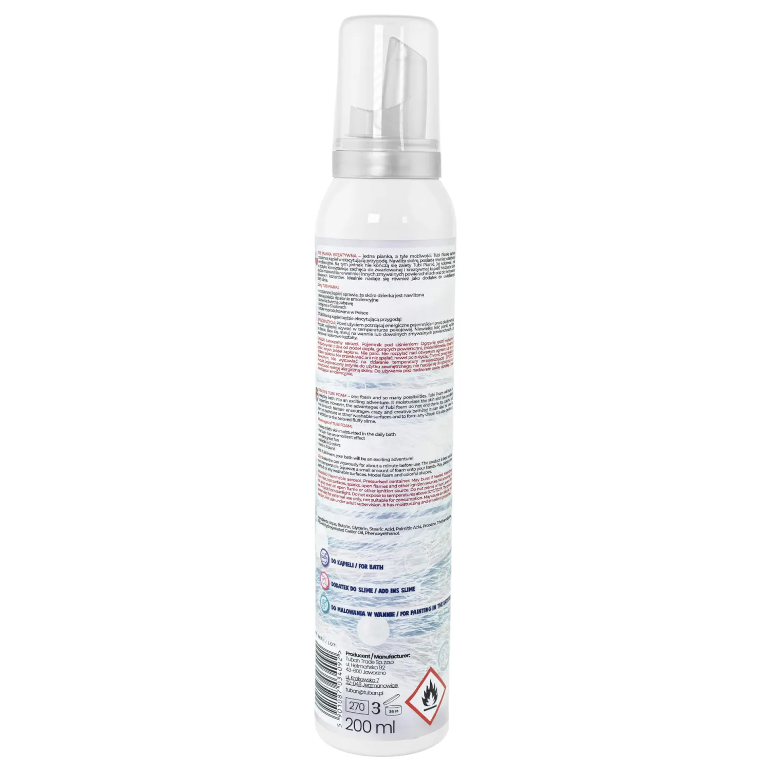 Tuban Tubi Pianka - biała, 200 ml