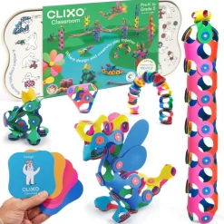 CLIXO Układanka magnetyczna Classroom Pack, 100 elementów