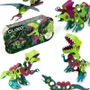 CLIXO Układanka magnetyczna Dinozaury , 36 elementy
